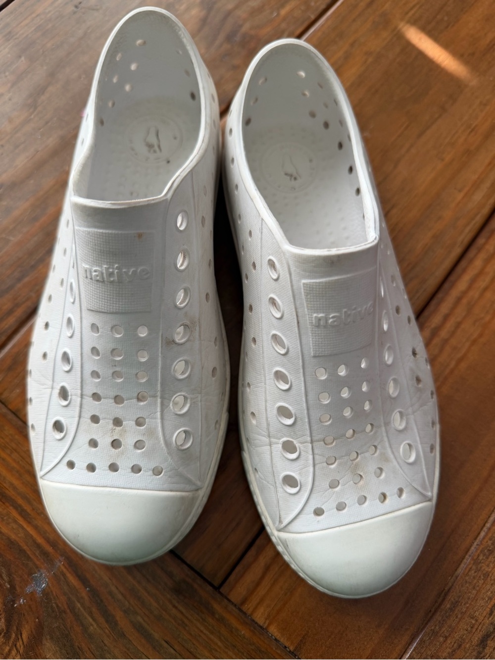 Native Slip-On Sneakers in White